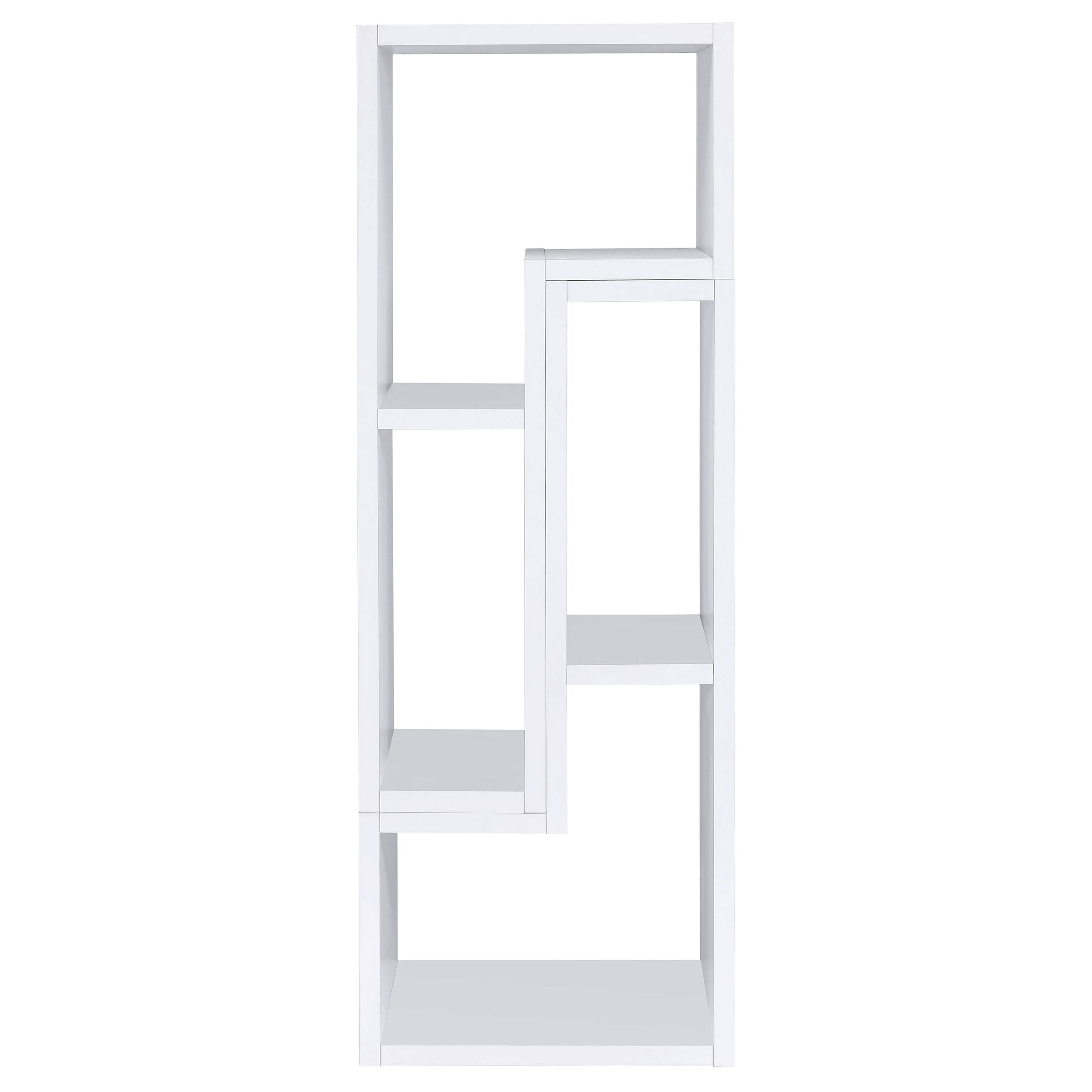 Velma Multipurpose TV Stand and Bookshelf White — view 10