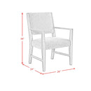 Conner - Dining Arm Chair (Set of 2) - Oak / Light Gray