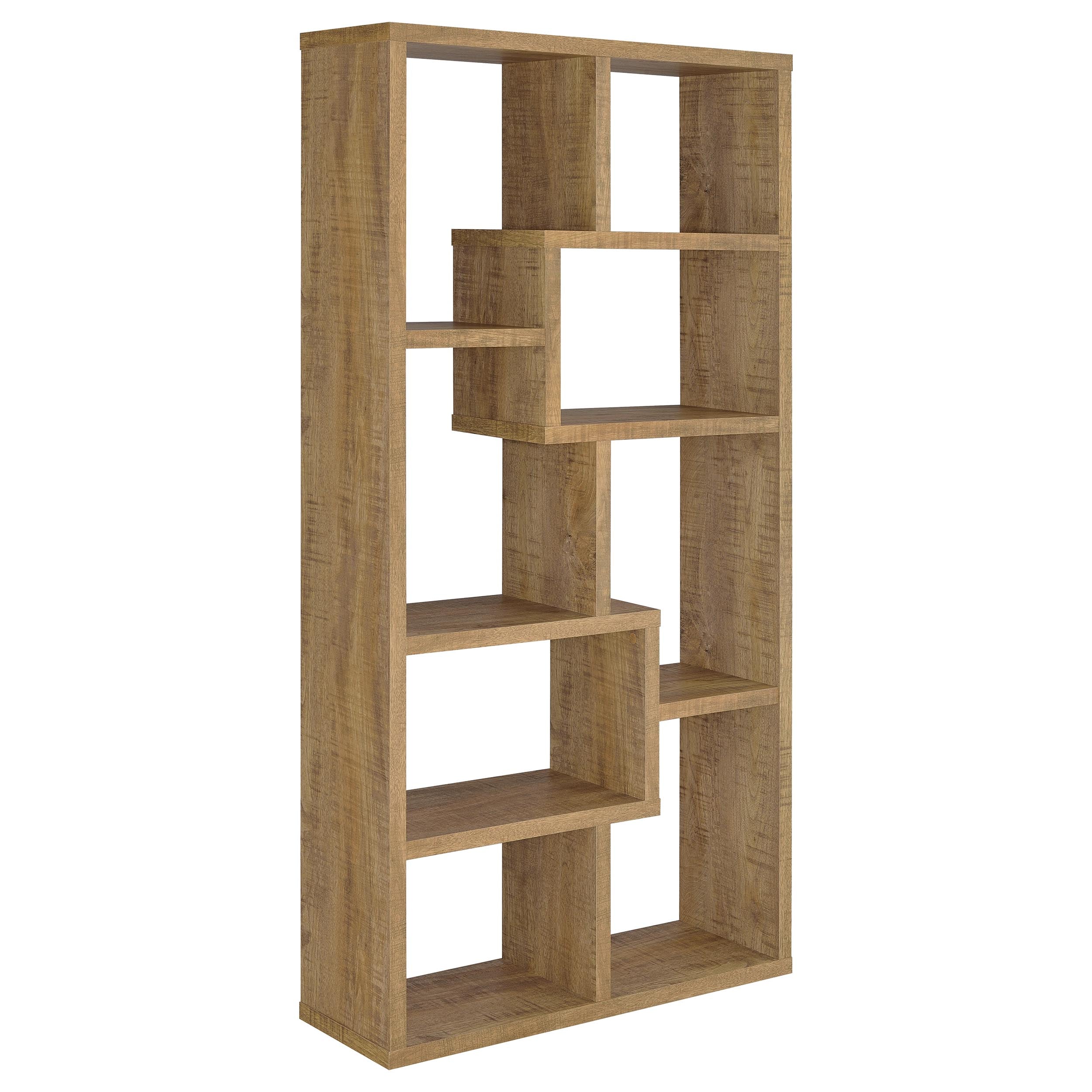 Theo 71-inch 6-shelf Bookshelf Mango — view 6