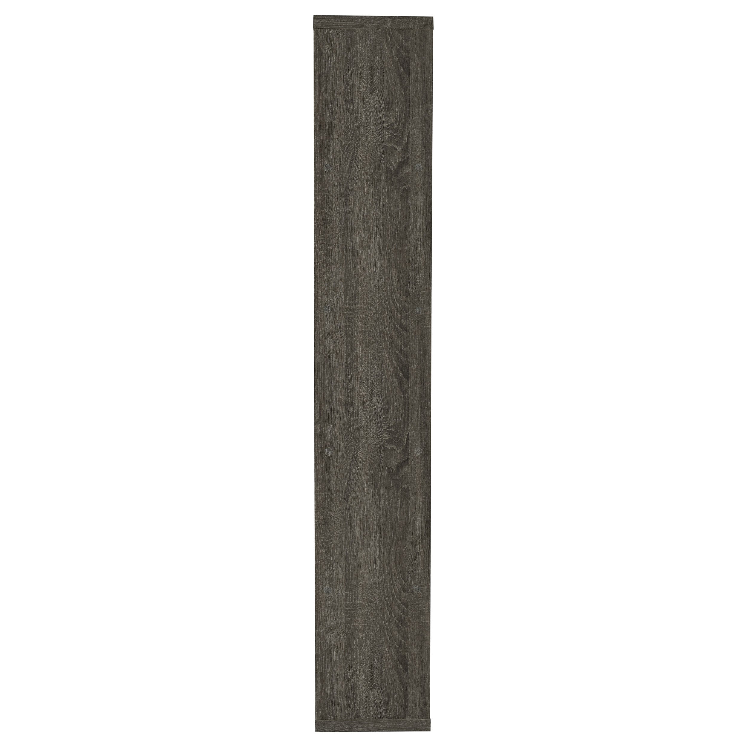 Joey 71-inch 5-shelf Bookshelf Weathered Grey — view 8