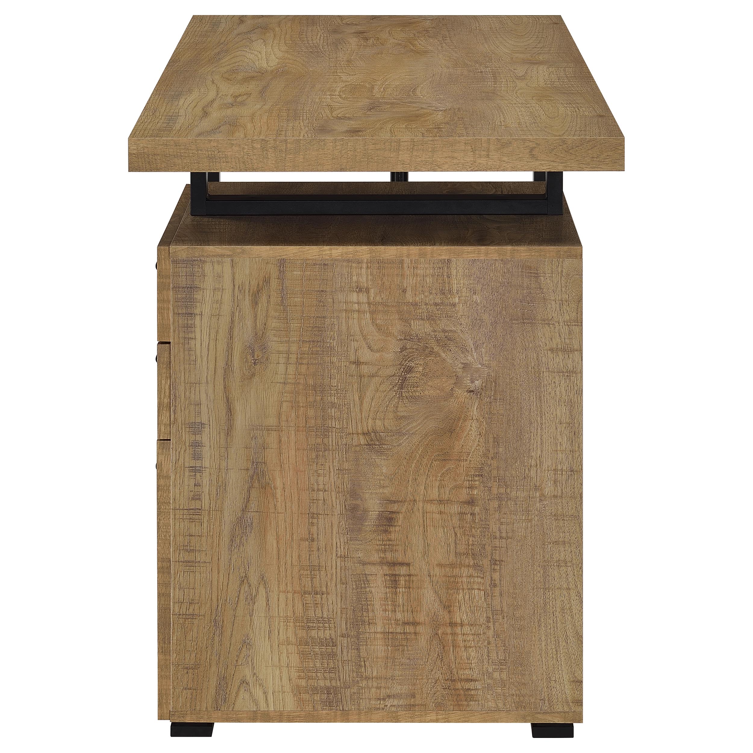 Brennan 47-inch 3-drawer Office Computer Desk Mango — view 9