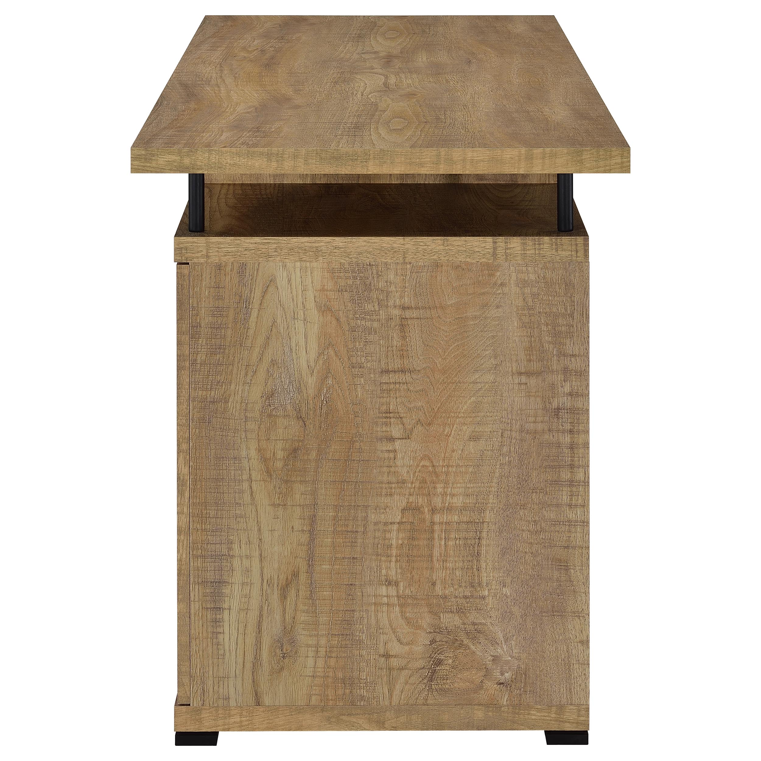 Tracy 55-inch 2-drawer Office Computer Desk Mango — view 5
