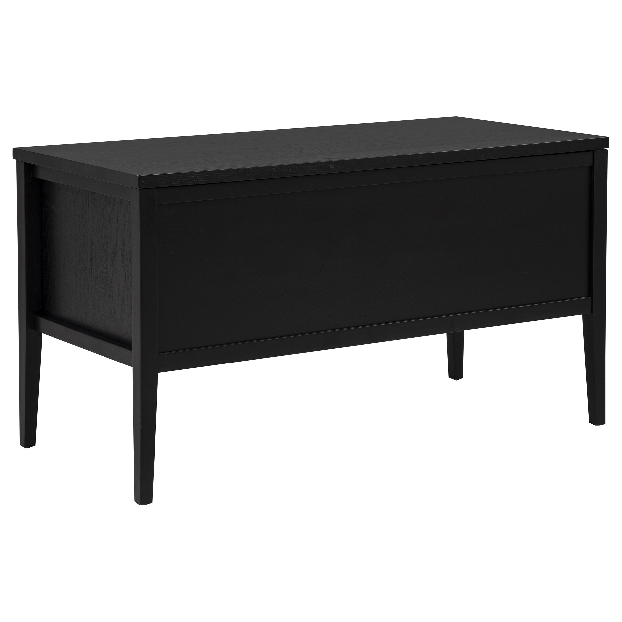 Graham 54-inch 4-drawer Double Pedestal Lift Top Computer Desk Black — view 8