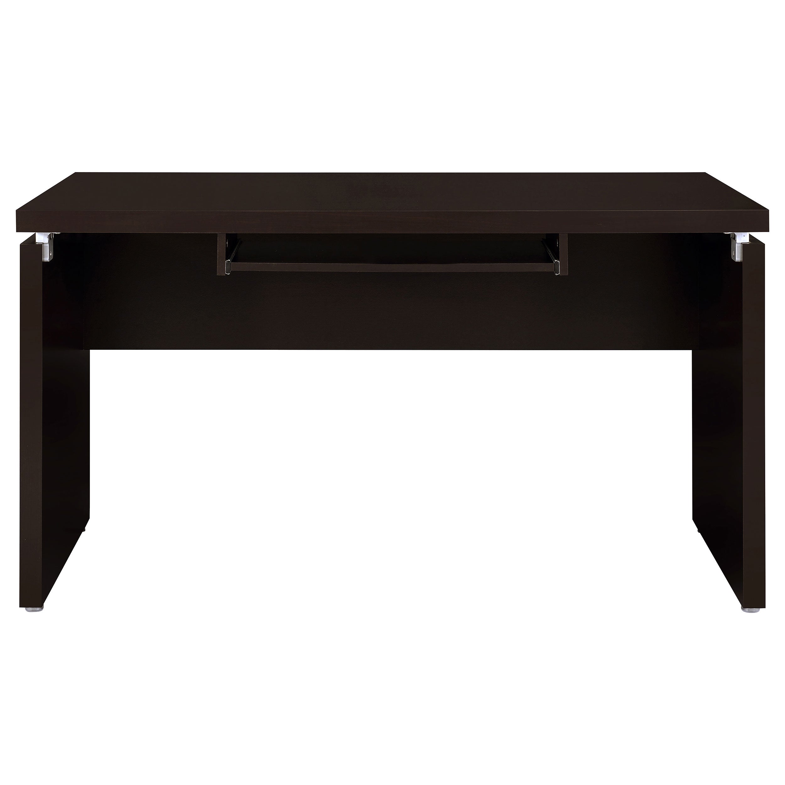 Skylar L-Shape Desk with Mobile File Cabinet Cappuccino — view 4
