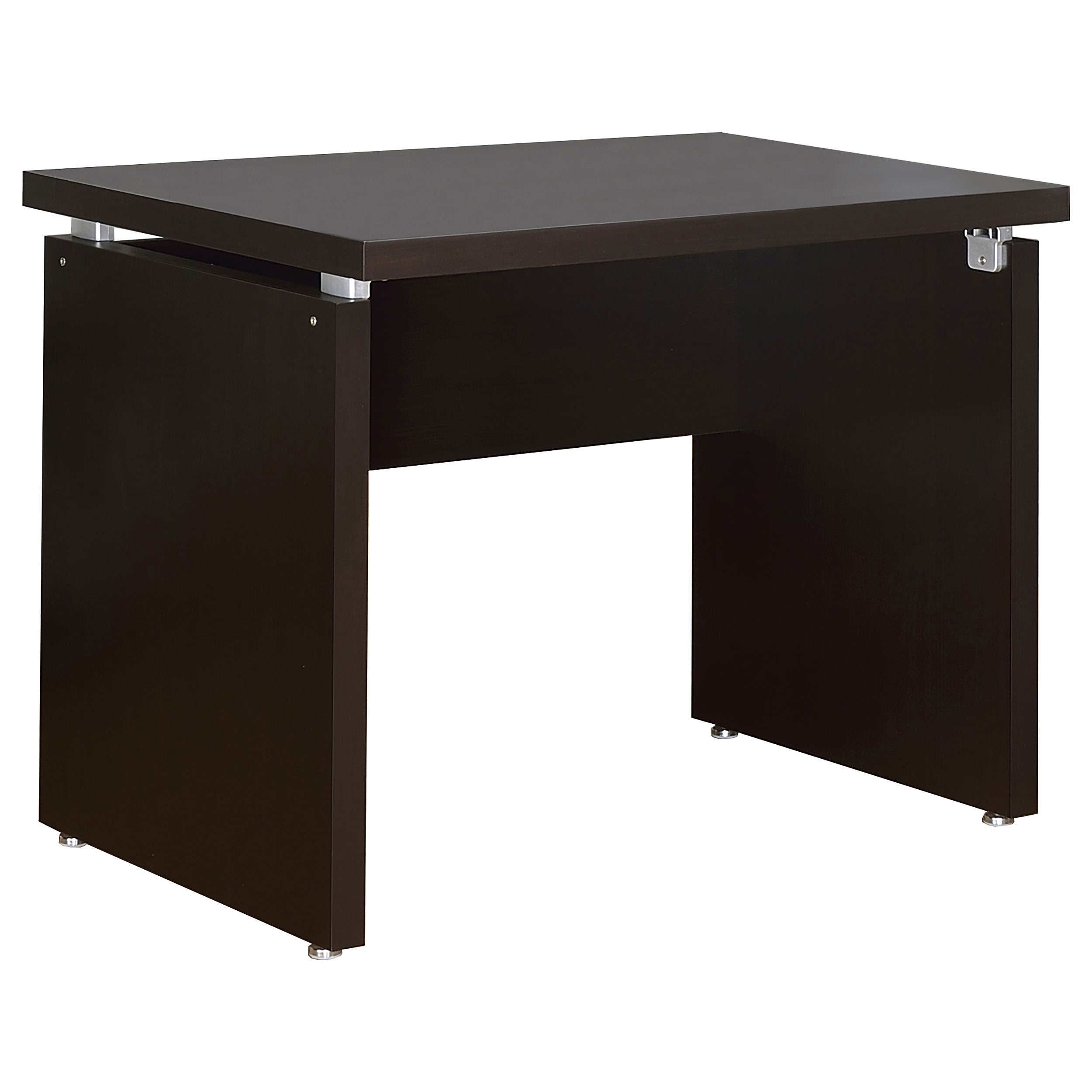 Skylar L-Shape Desk with Mobile File Cabinet Cappuccino — view 5