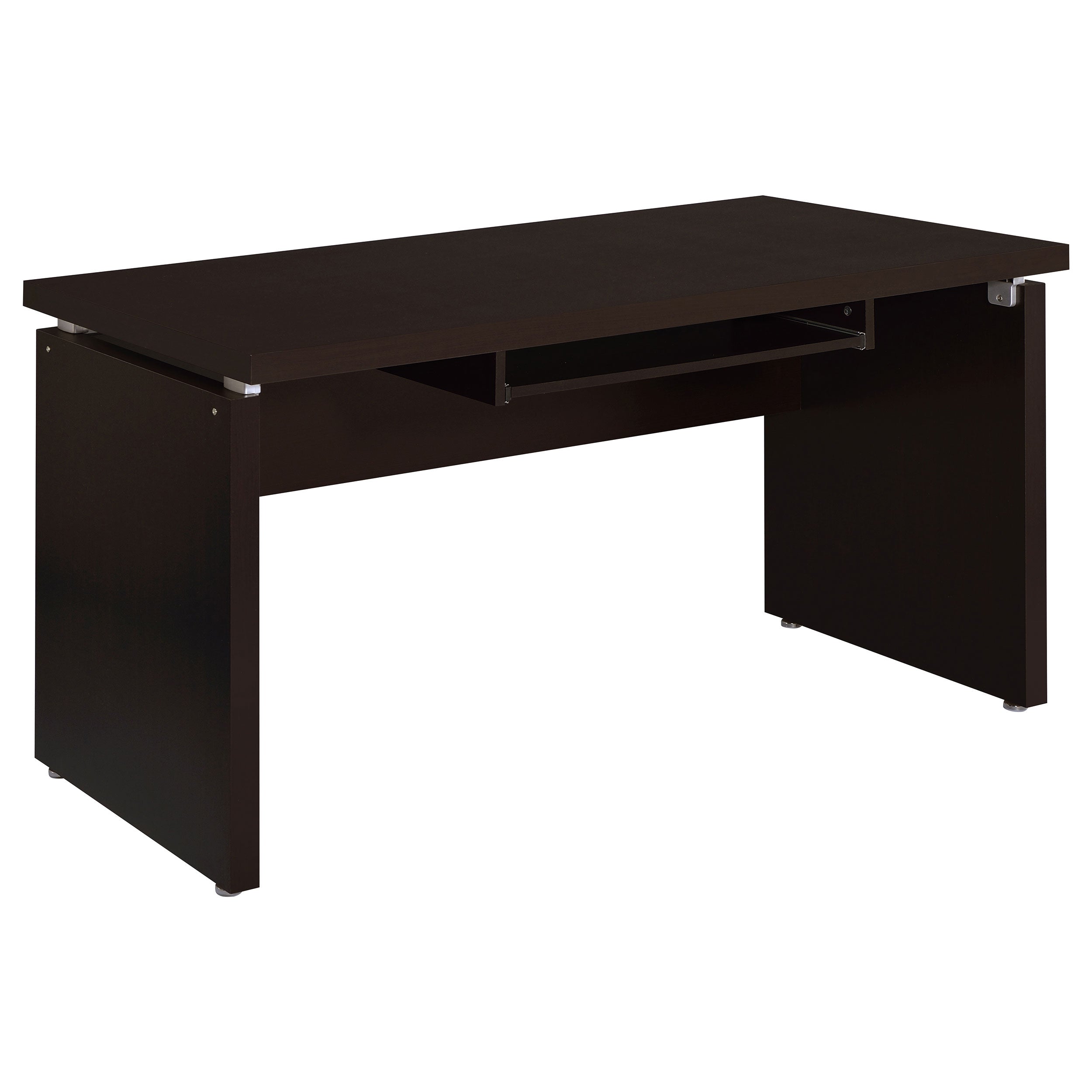 Skylar 83-inch L-Shaped Office Computer Desk Cappuccino — view 3
