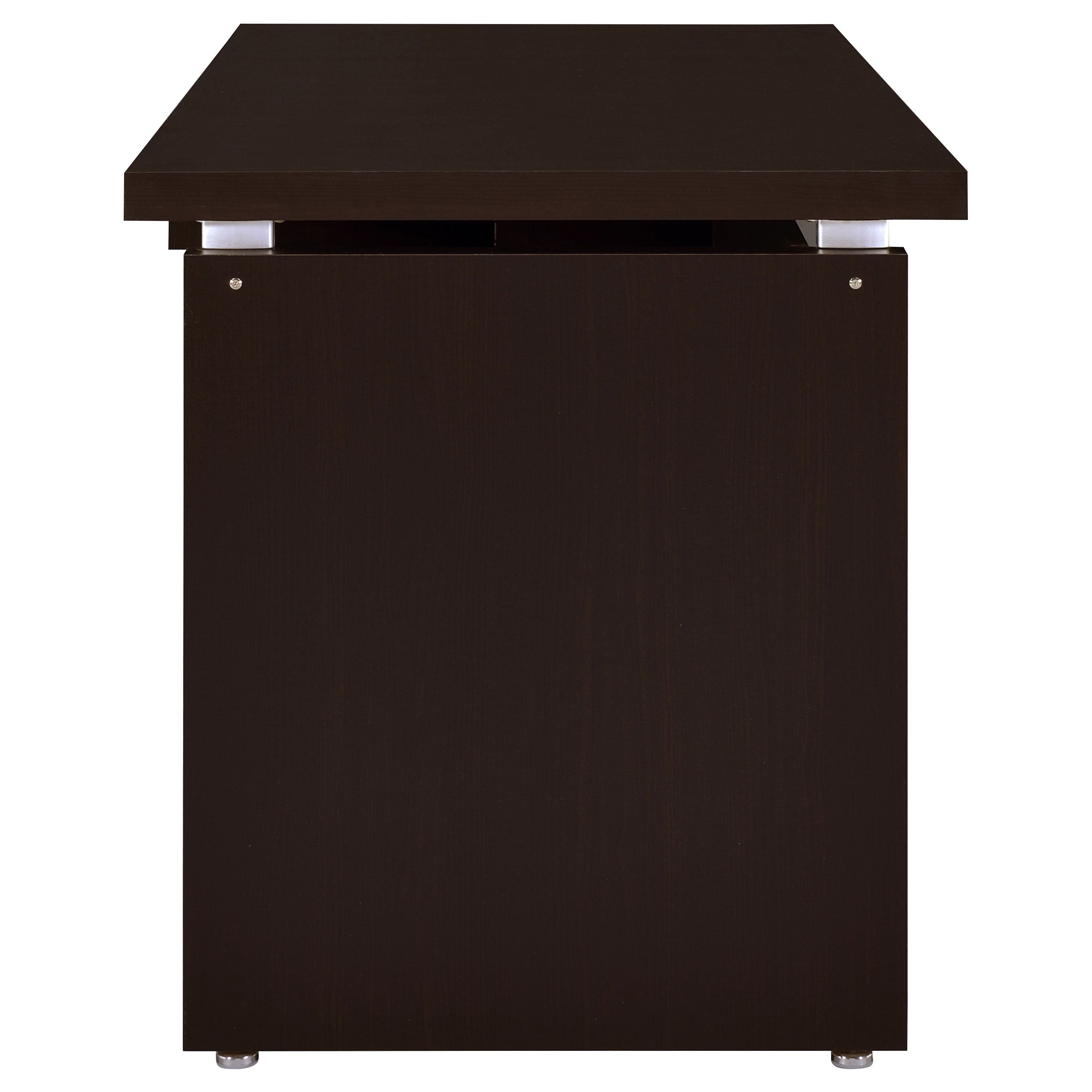 Skylar 83-inch L-Shaped Office Computer Desk Cappuccino — view 6