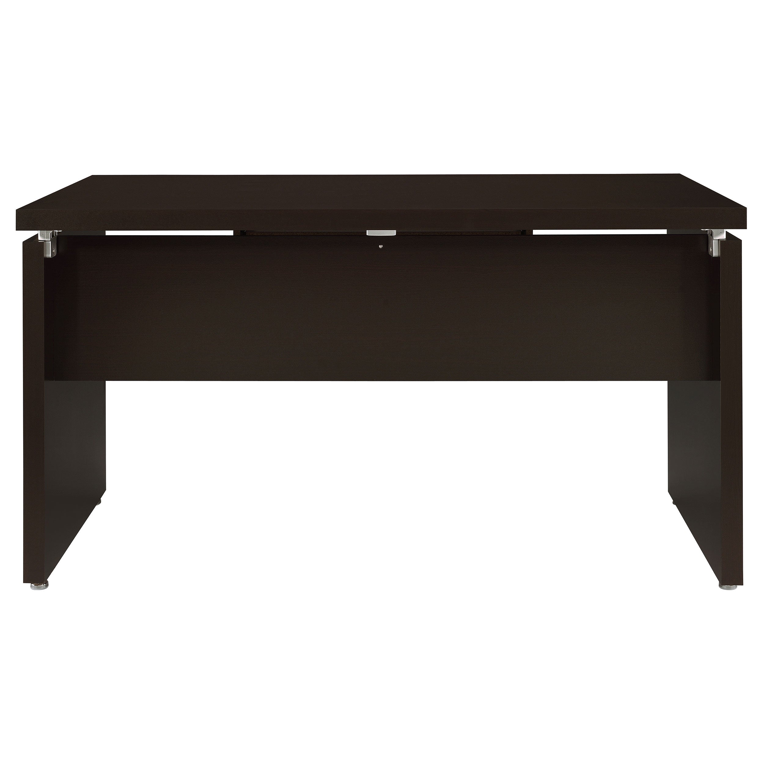 Skylar 83-inch L-Shaped Office Computer Desk Cappuccino — view 8