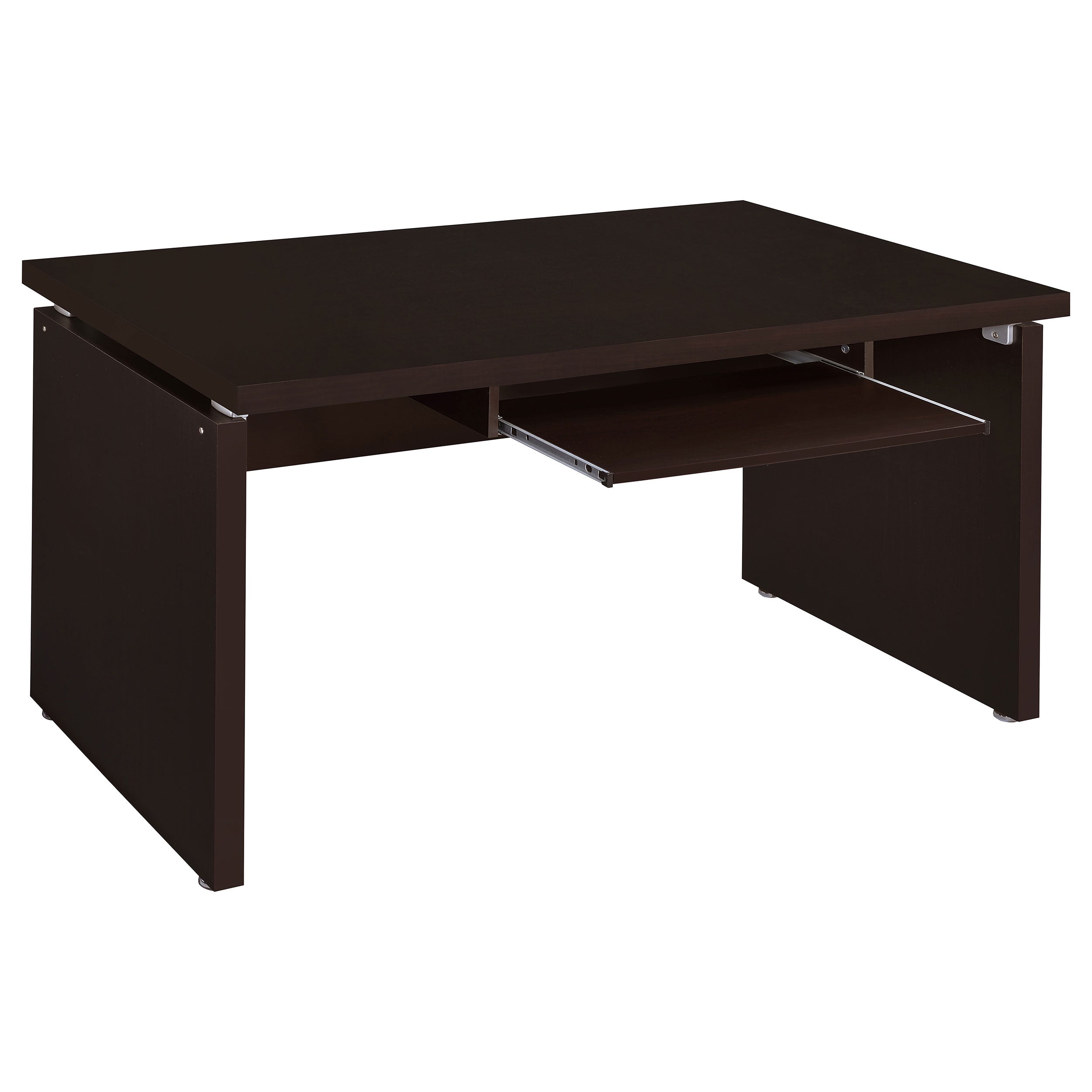 Skylar 55-inch Computer Desk with Keyboard Drawer Cappuccino — view 3