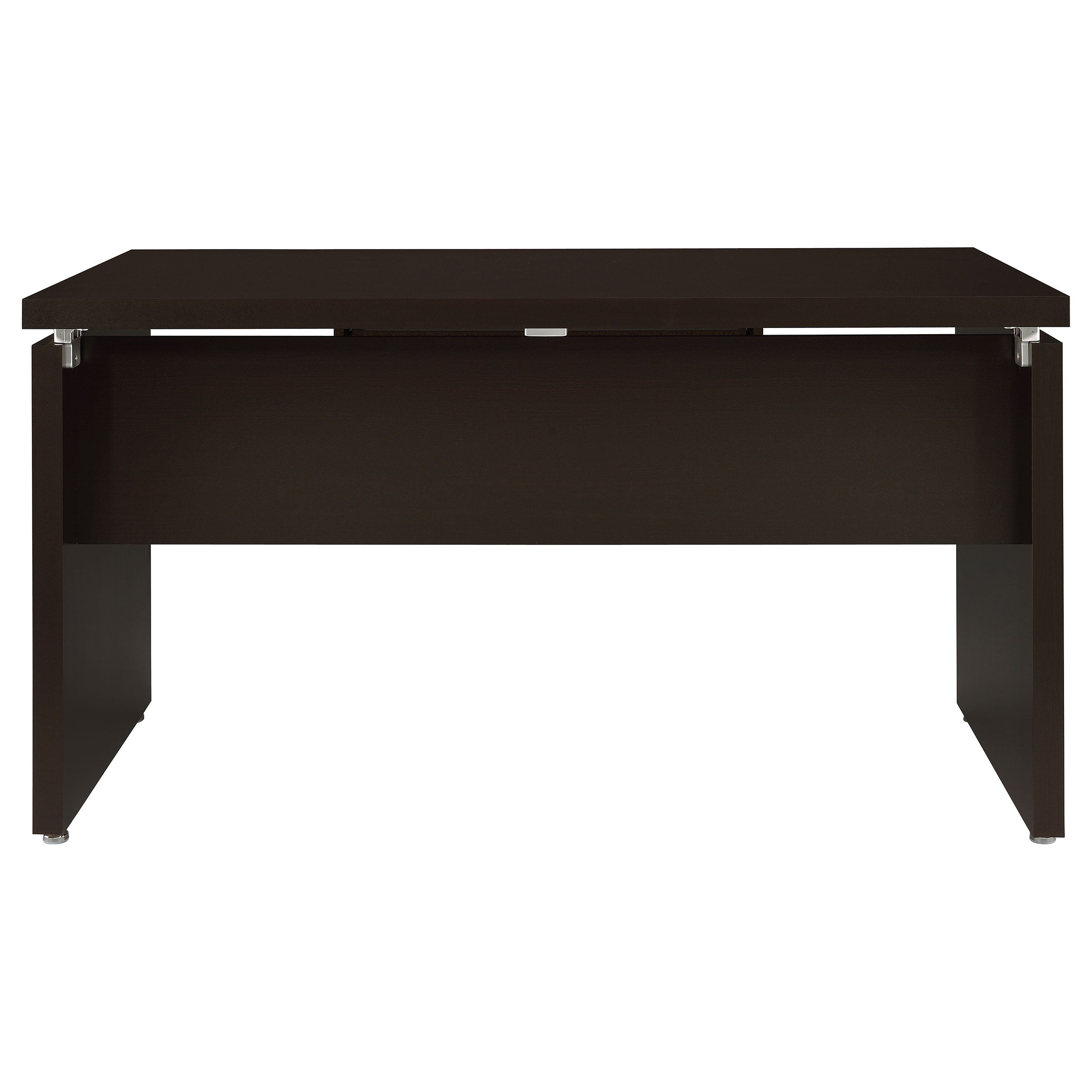 Skylar 55-inch Computer Desk with Keyboard Drawer Cappuccino — view 8