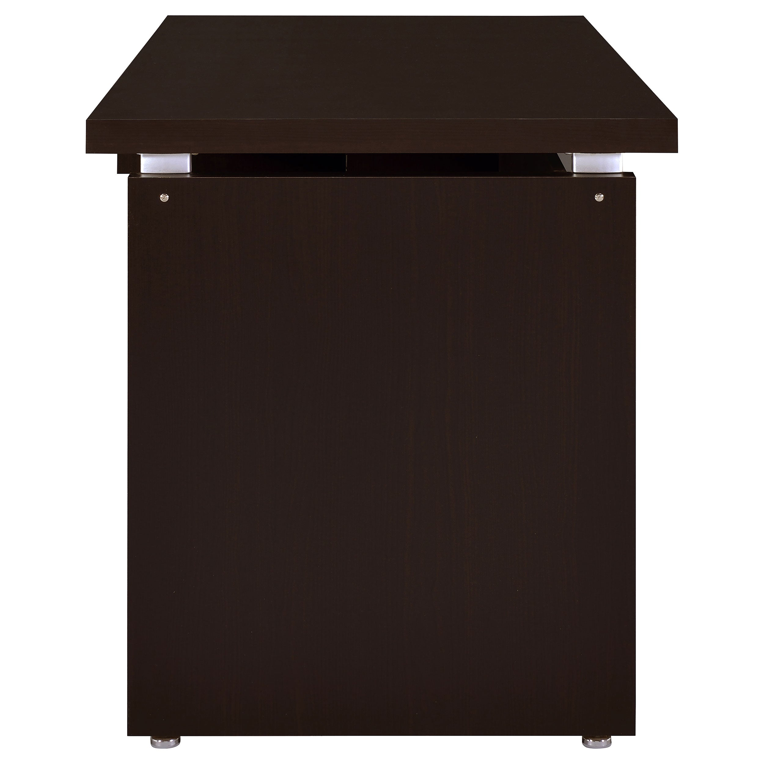 Skylar 55-inch Computer Desk with Keyboard Drawer Cappuccino — view 10