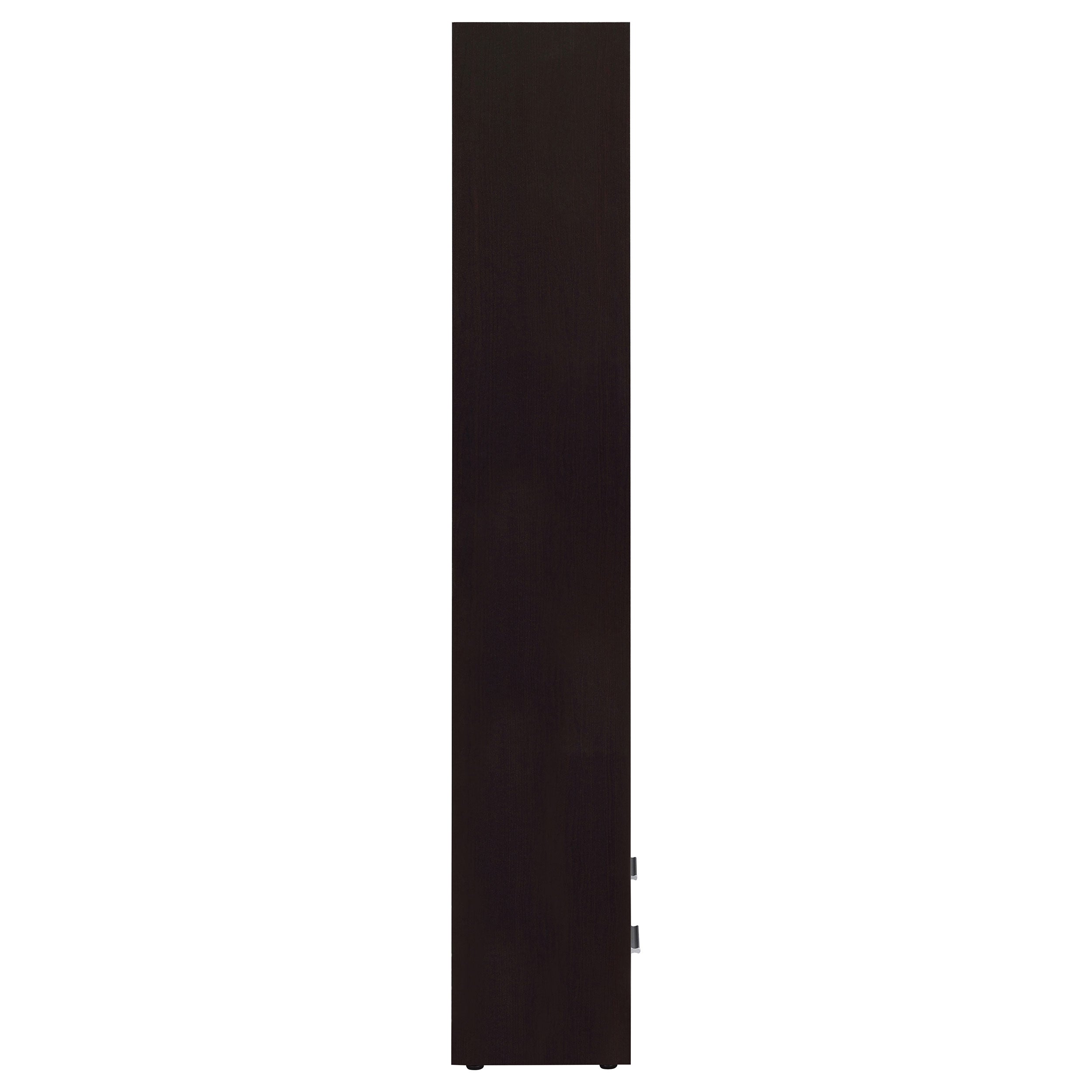 Skylar 71-inch 5-shelf Bookcase with Drawer Cappuccino — view 10