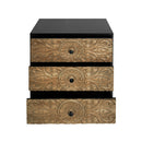 3 Drawer Cabinet, Suitable For Bedroom - Black