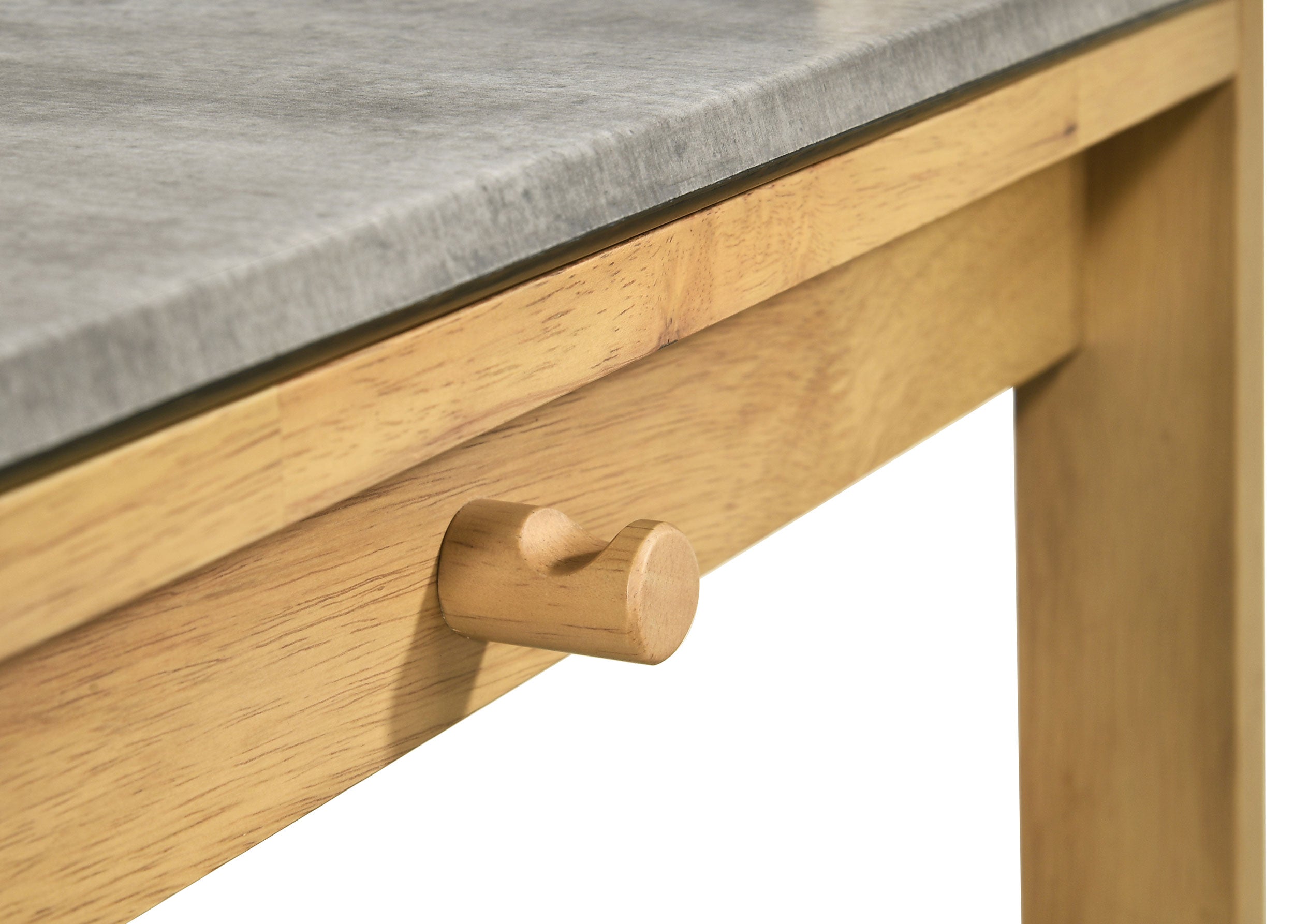 Besler 47-inch SmartTop Writing Desk with Shelf Cement and Natural — view 11