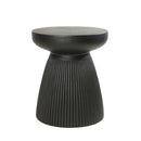 Outdoor Side Table - Matte Black