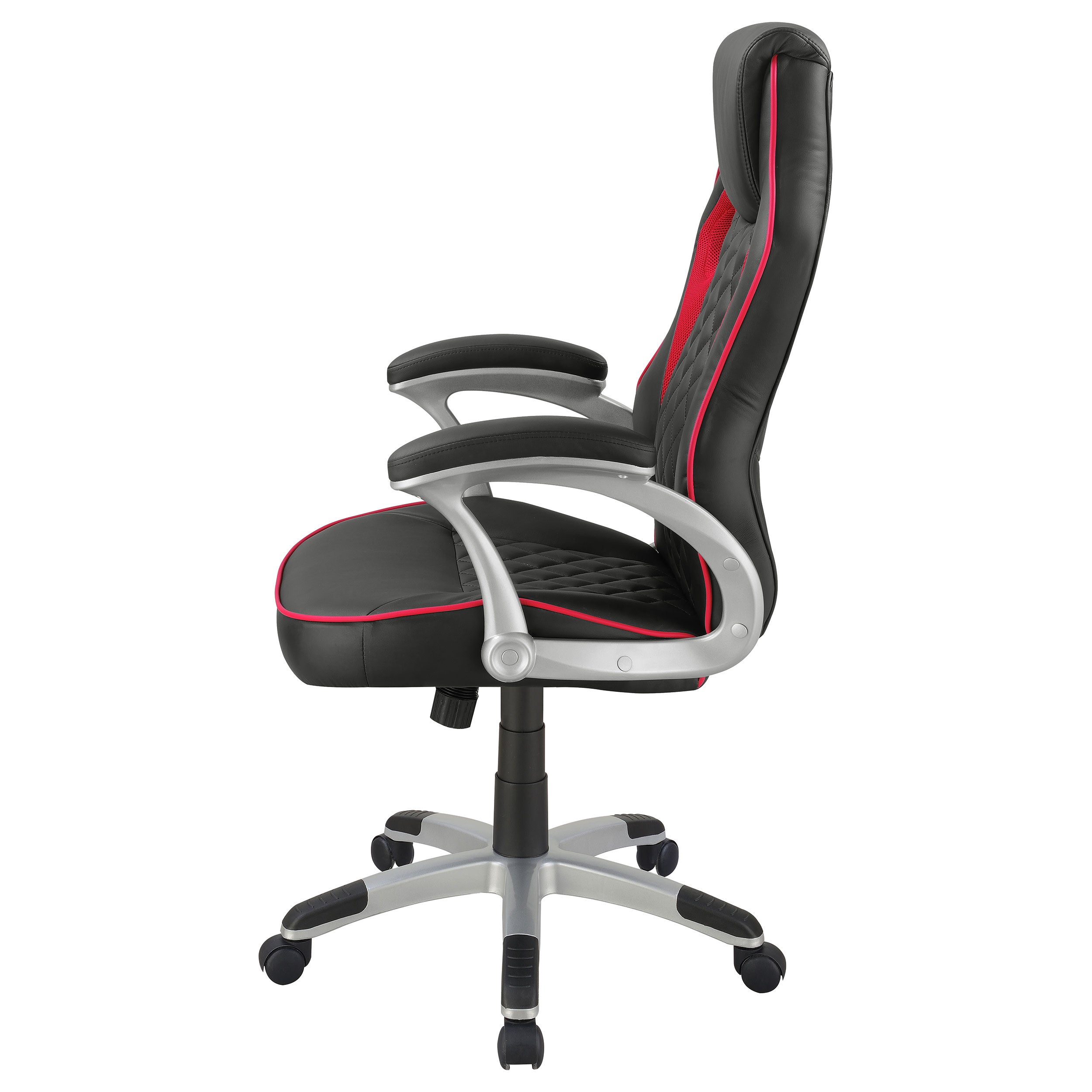 Lucas Upholstered Adjustable Home Office Desk Chair Black — view 6