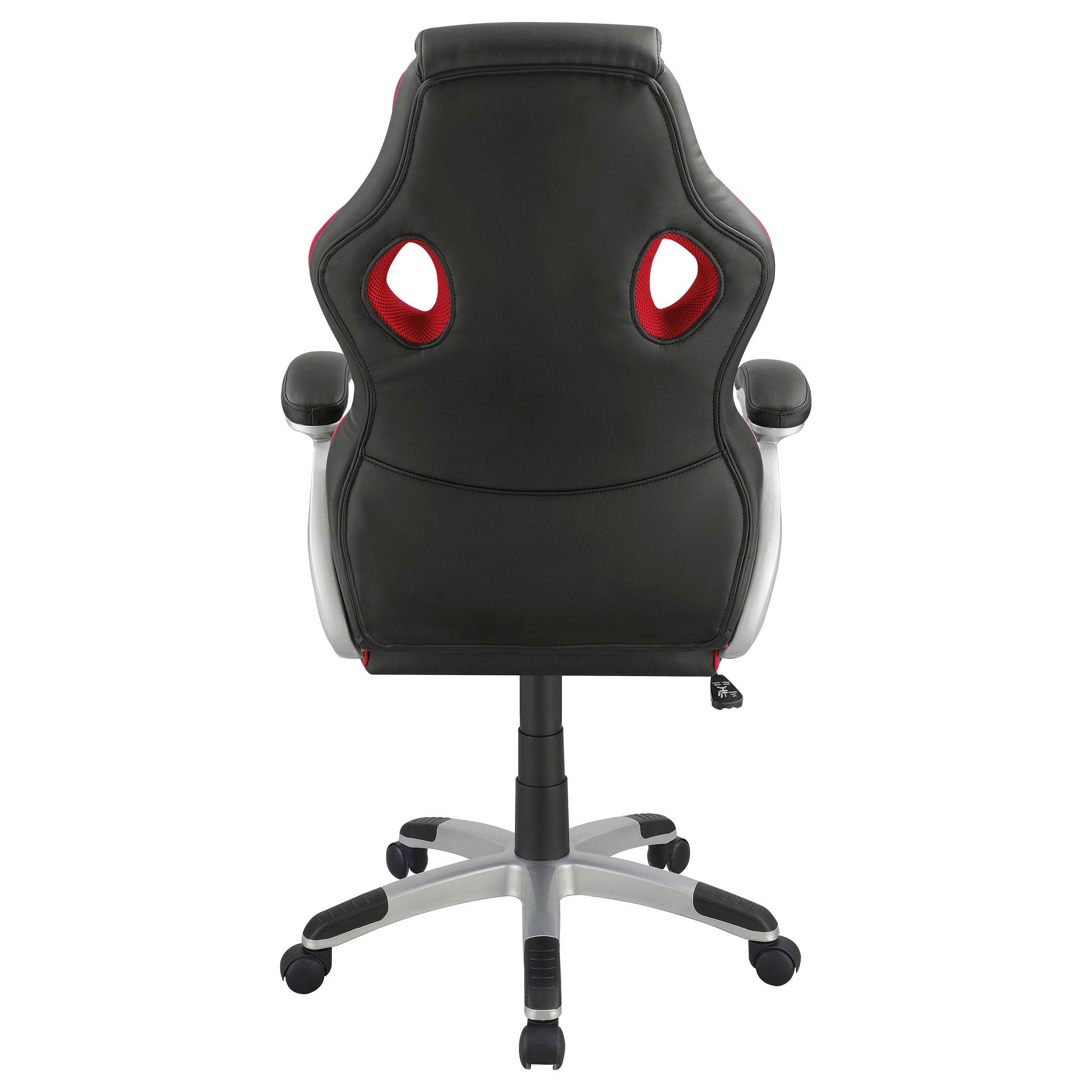 Lucas Upholstered Adjustable Home Office Desk Chair Black — view 7