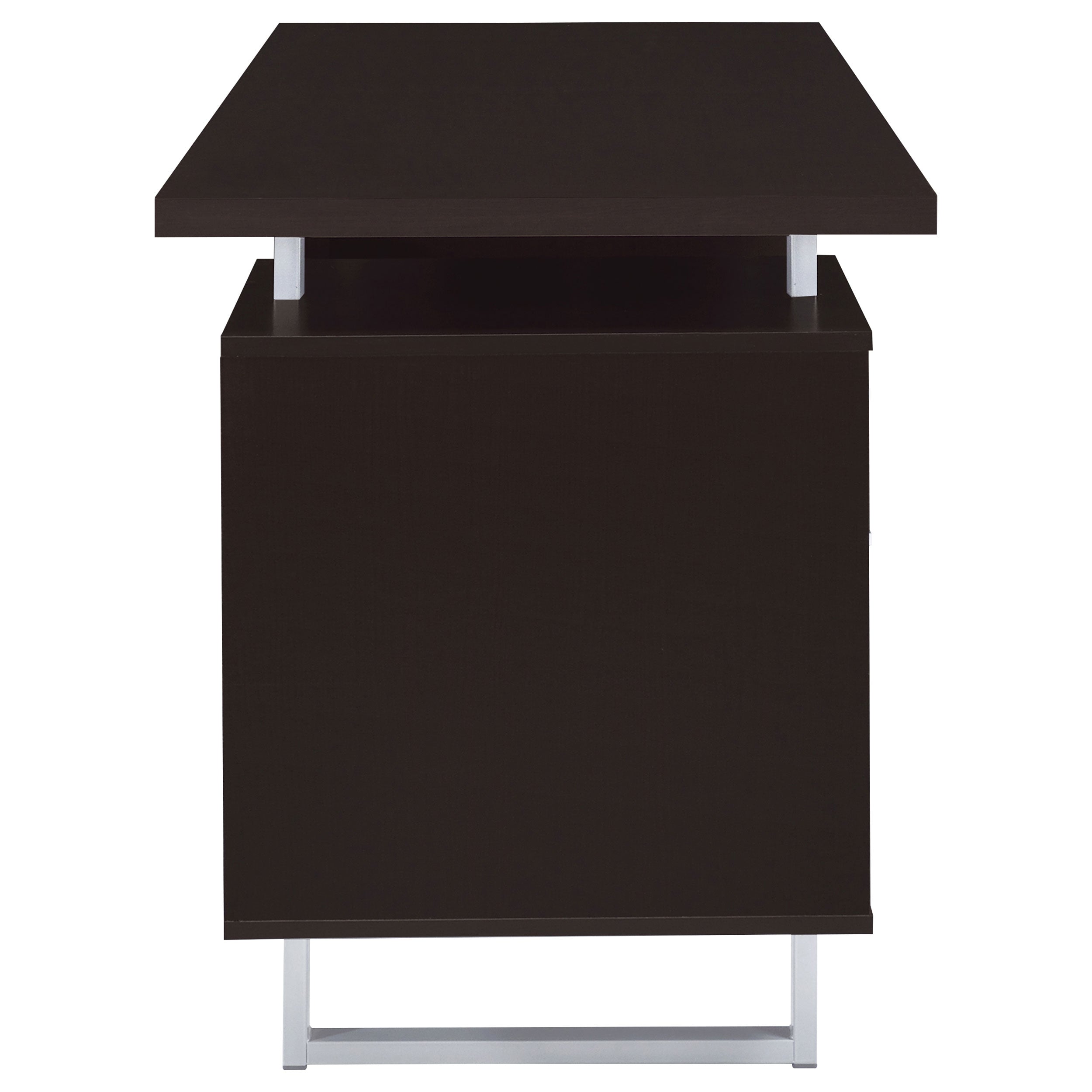 Lawtey 60-inch 2-drawer Office Computer Desk Cappuccino — view 10