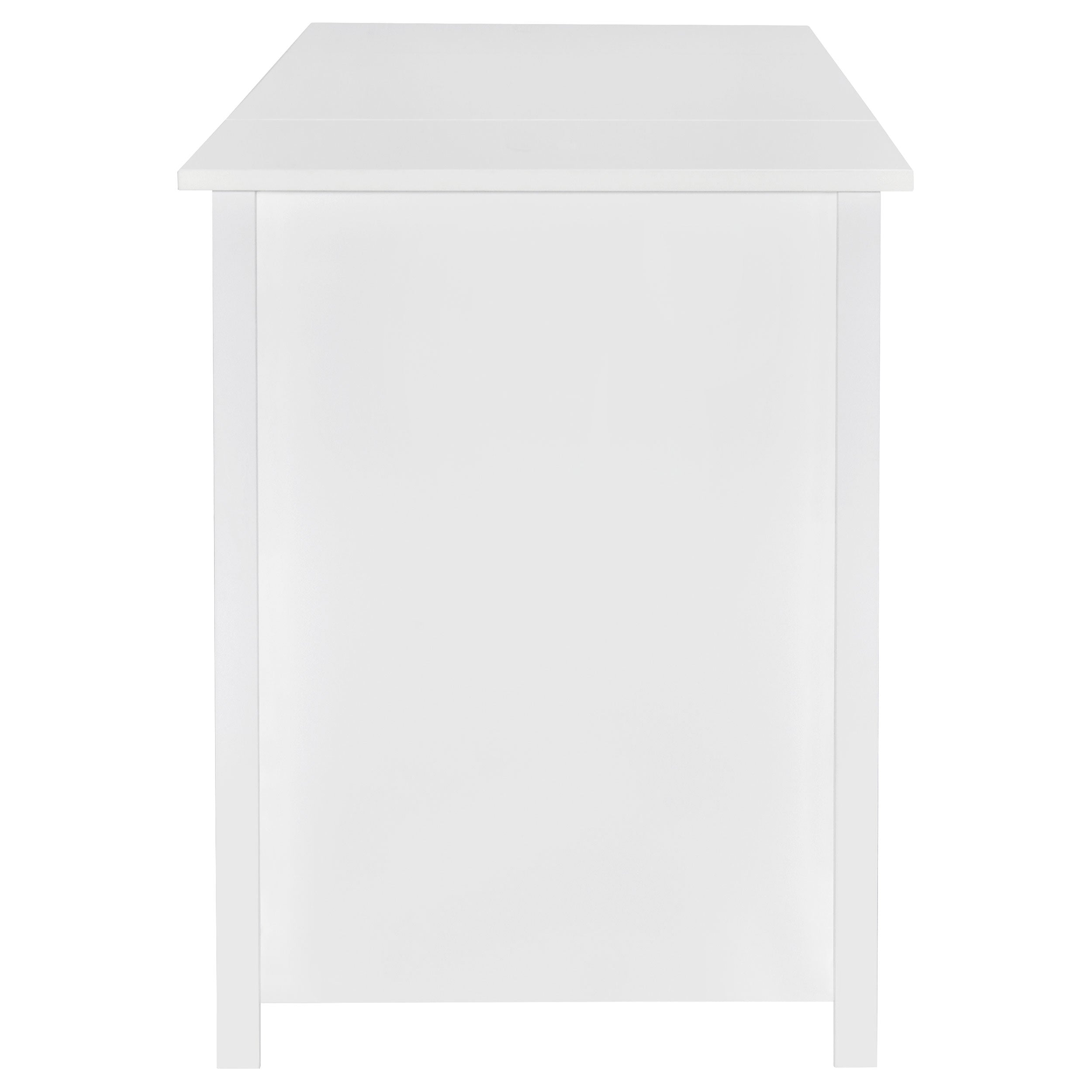 Dylan 60-inch 4-drawer Lift Top Office Desk White High Gloss — view 10