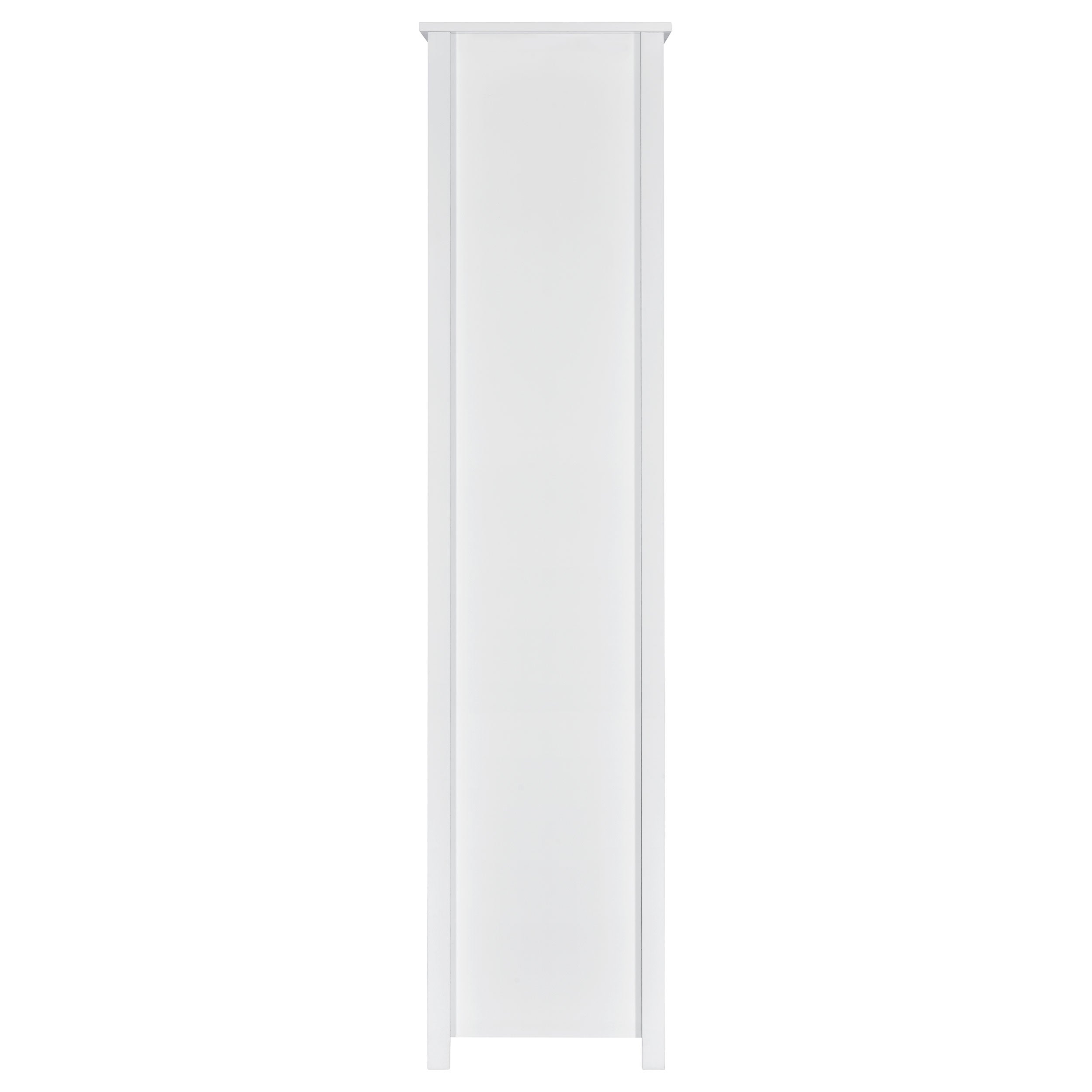 Dylan 68-inch 4-shelf Storage Bookshelf White High Gloss — view 5