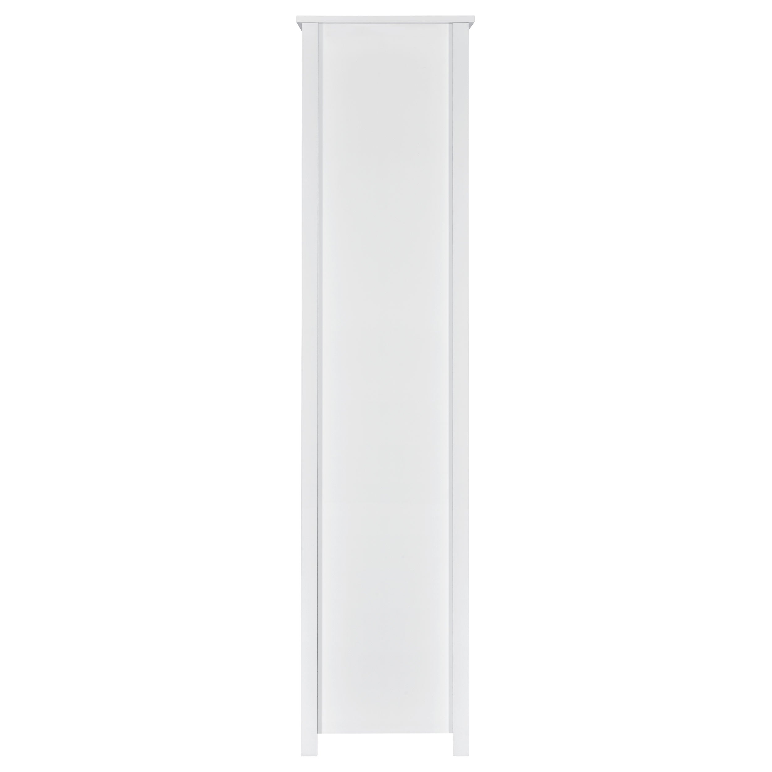 Dylan 68-inch 4-shelf Storage Bookshelf White High Gloss — view 7