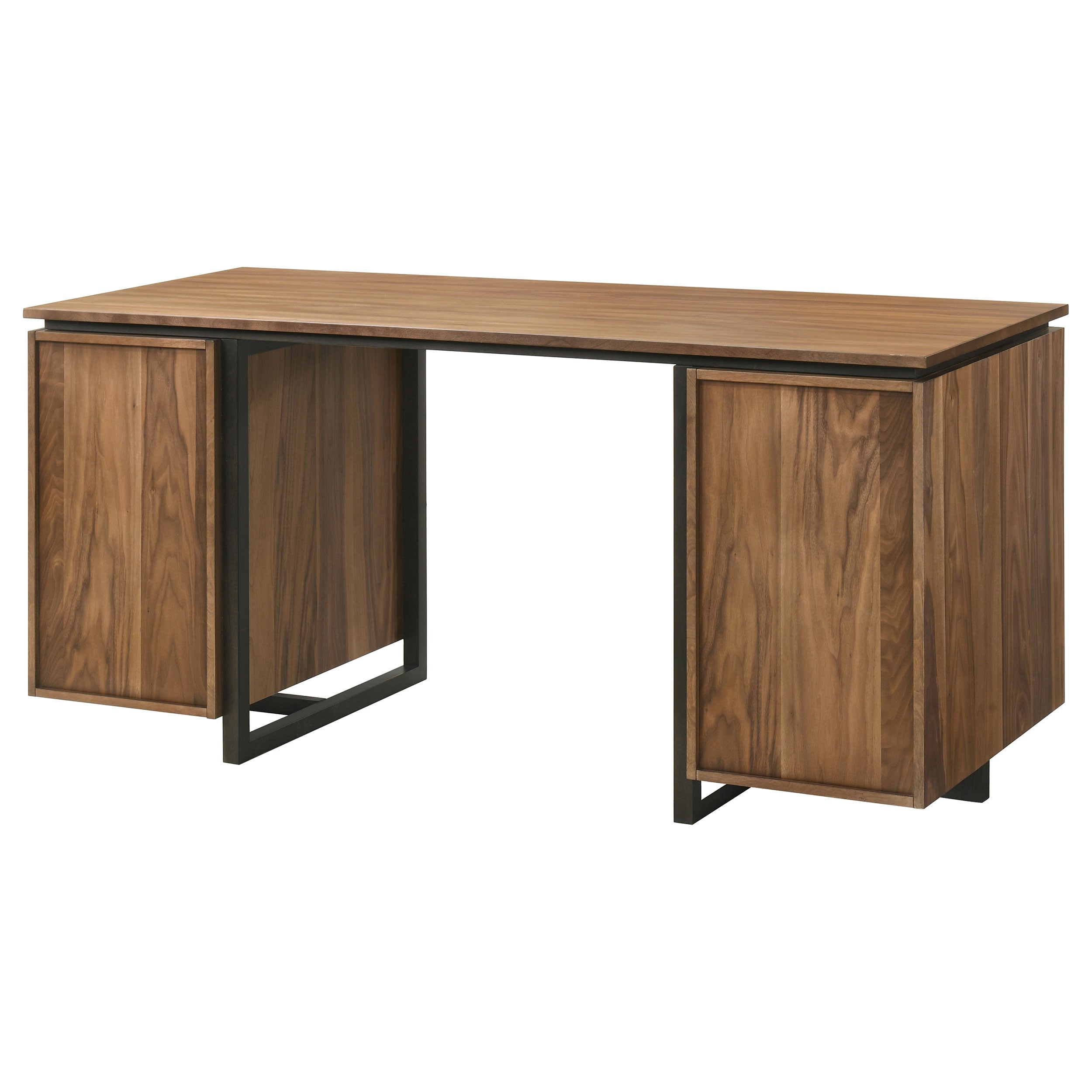 Berhalter 6-Drawer Double Pedestal File Computer Desk — view 10