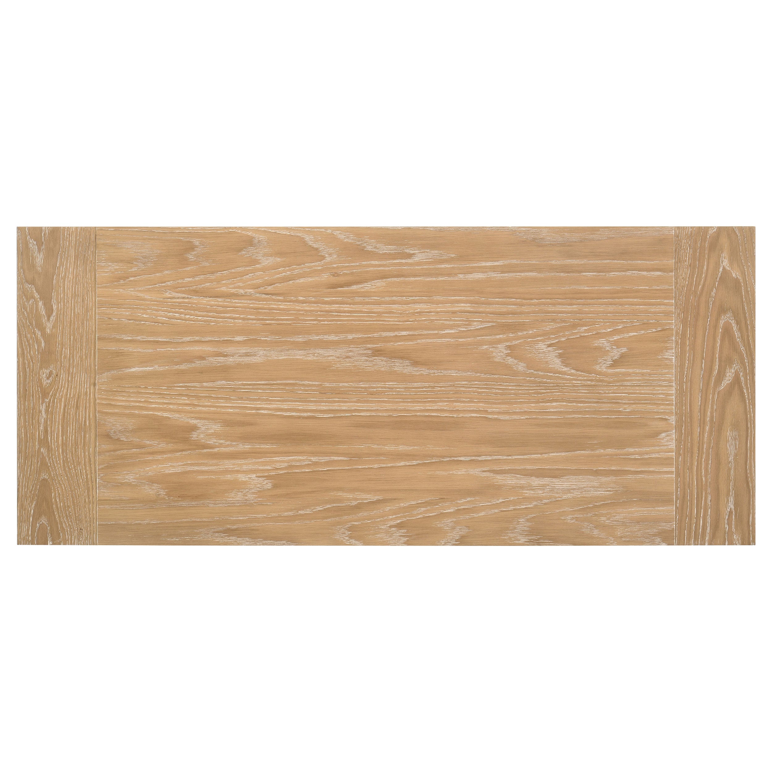 Fabian 54-inch 2-drawer Computer Writing Desk Distressed Light Brown — view 12