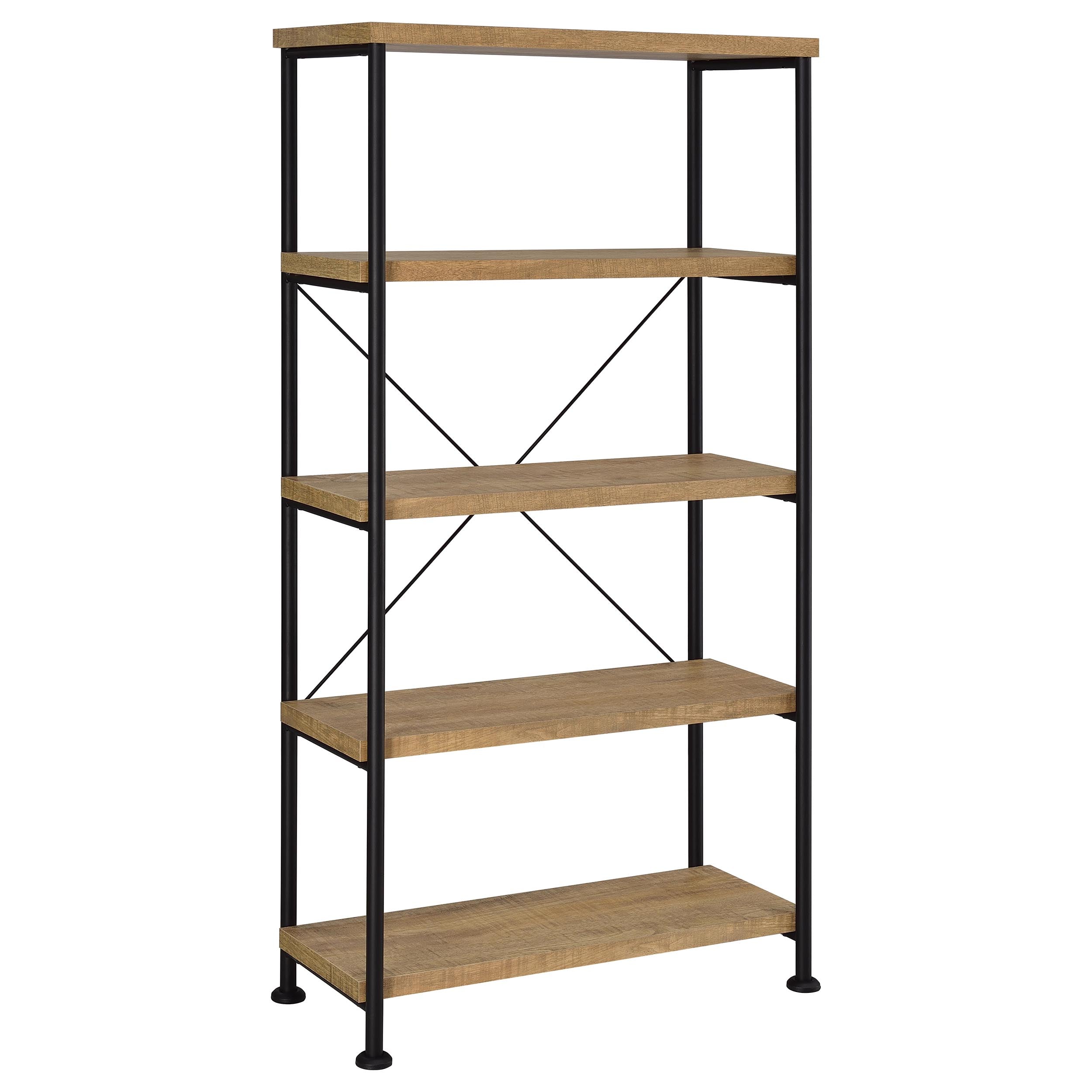 Analiese 63-inch 4-shelf Bookshelf Mango — view 1