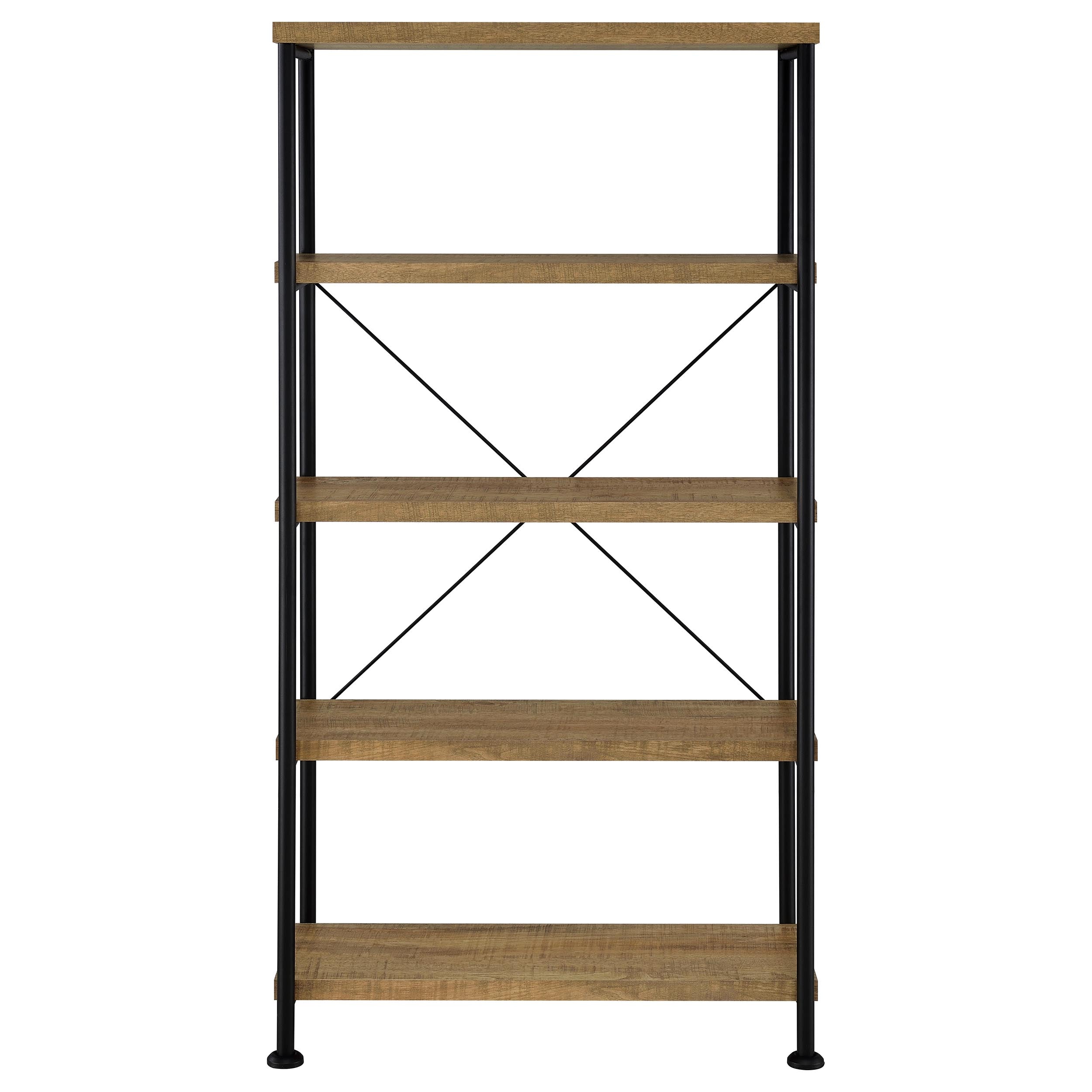 Analiese 63-inch 4-shelf Bookshelf Mango — view 3