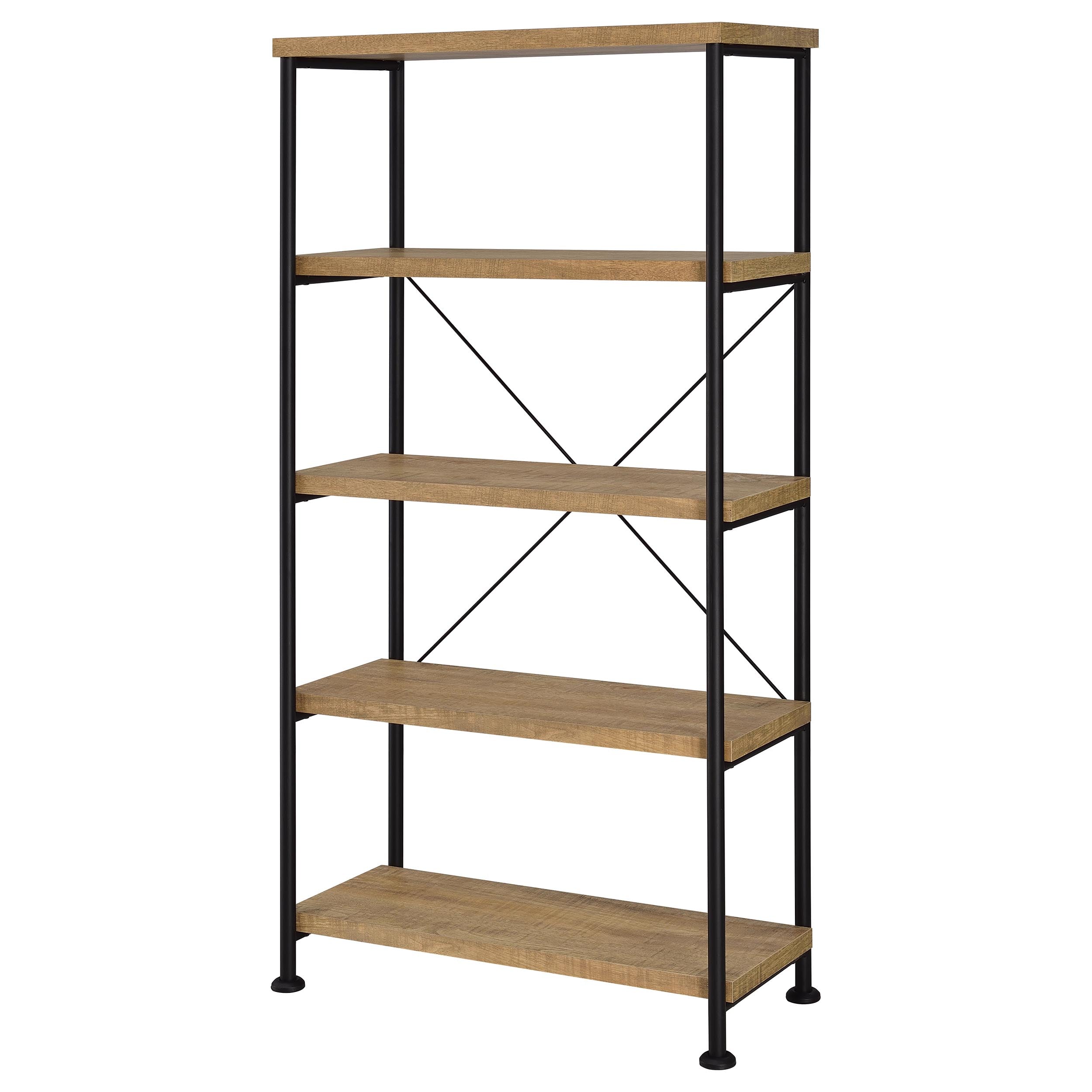 Analiese 63-inch 4-shelf Bookshelf Mango — view 4