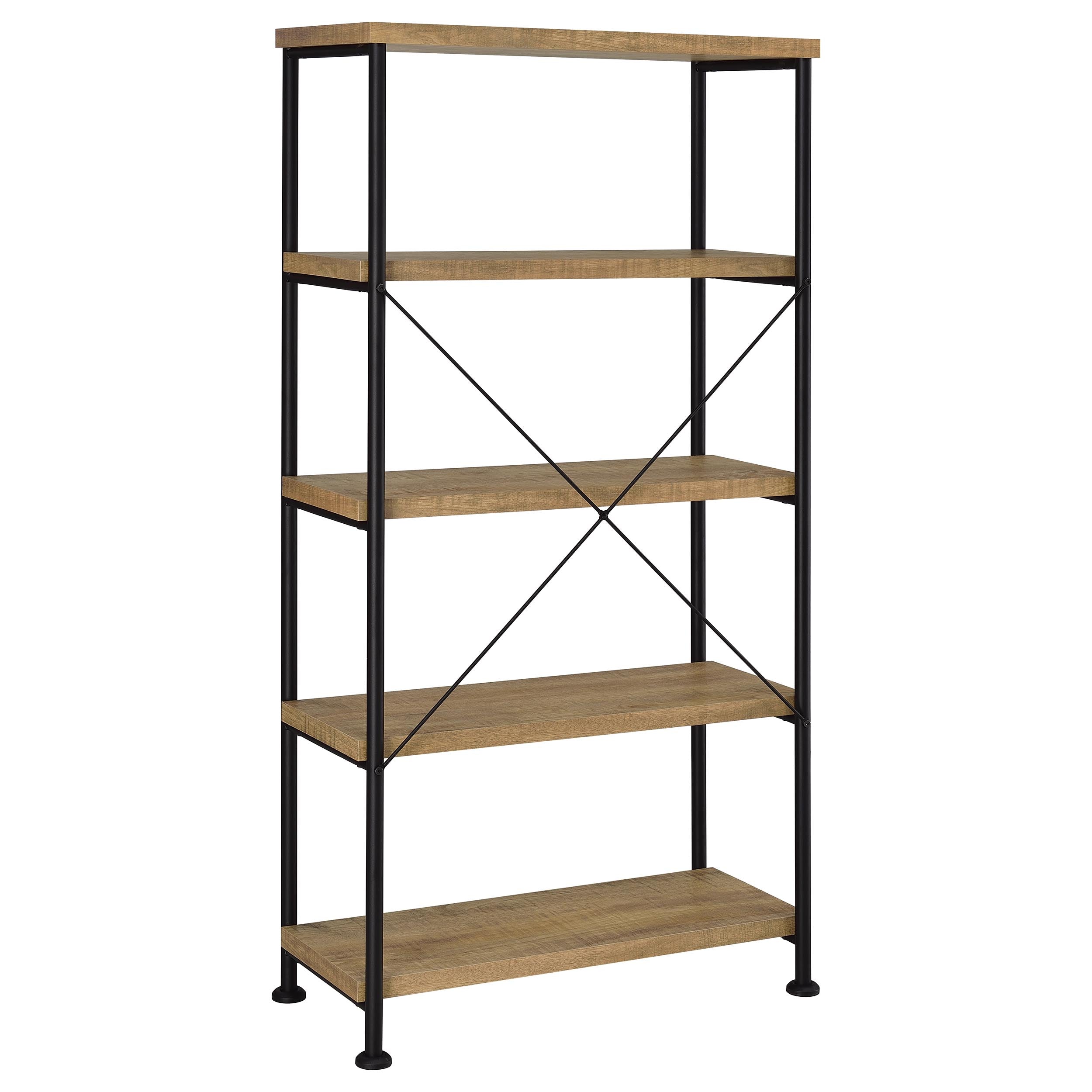 Analiese 63-inch 4-shelf Bookshelf Mango — view 6