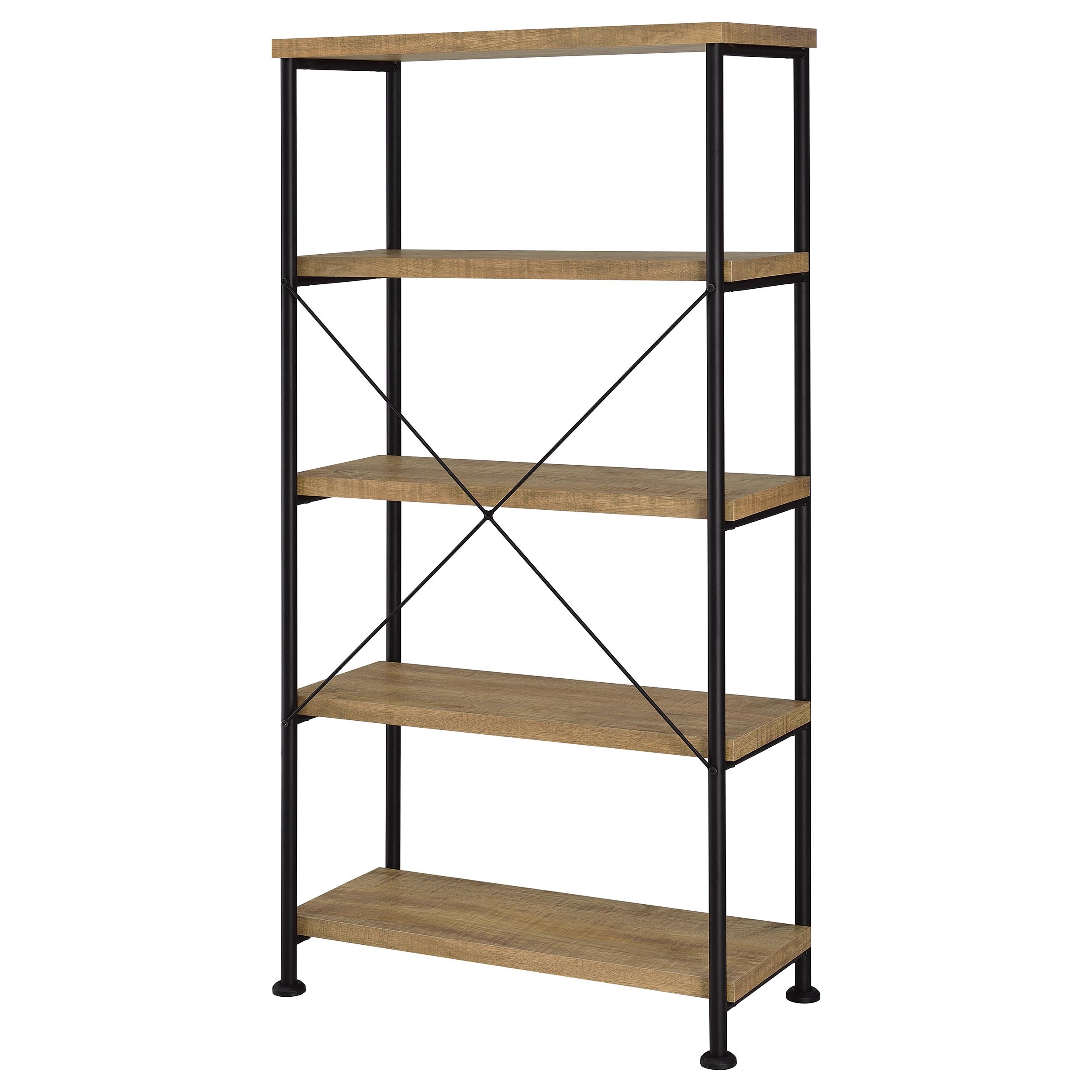 Analiese 63-inch 4-shelf Bookshelf Mango — view 7