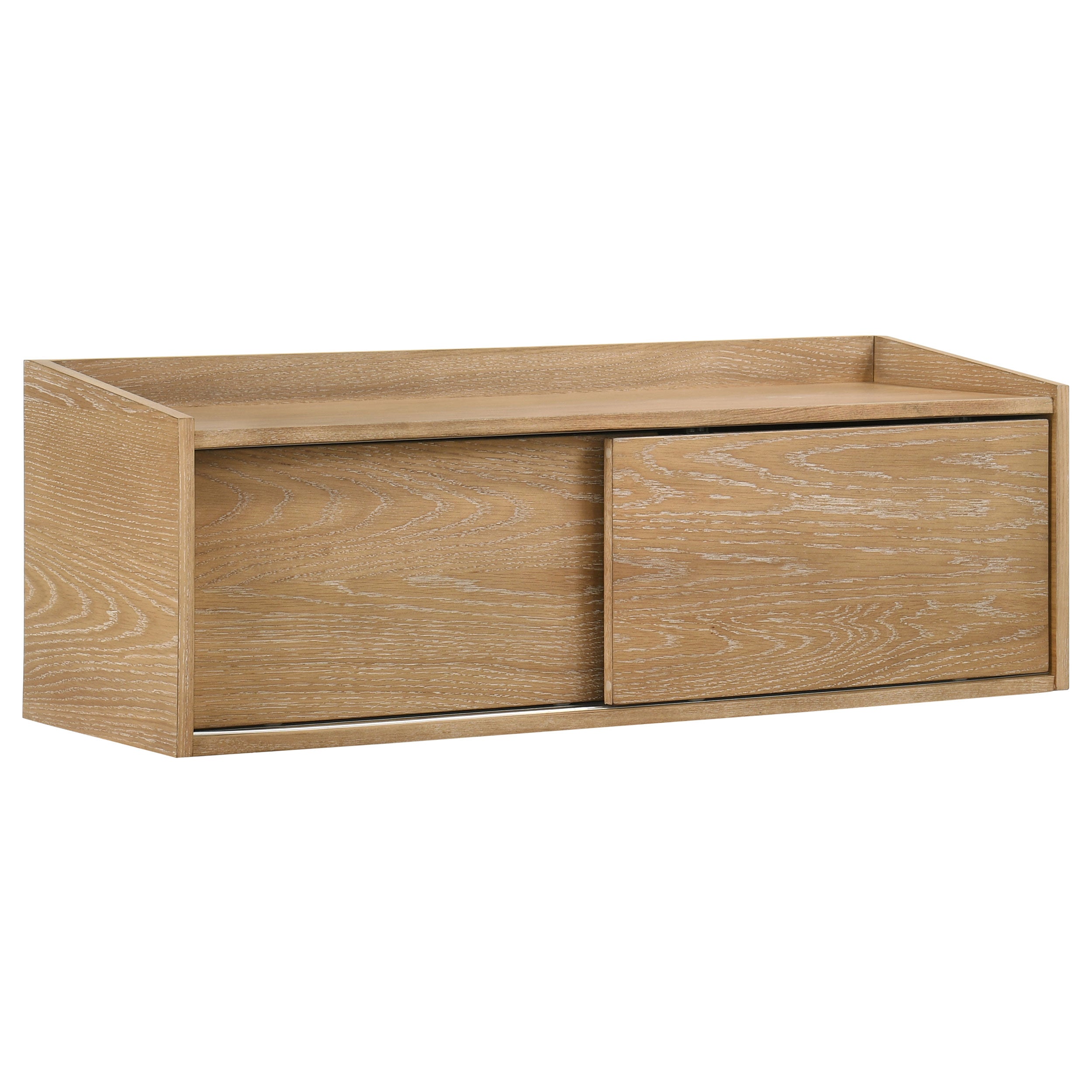 Fabian Bookshelf Bridge with Cubbies Distressed Light Brown — view 4