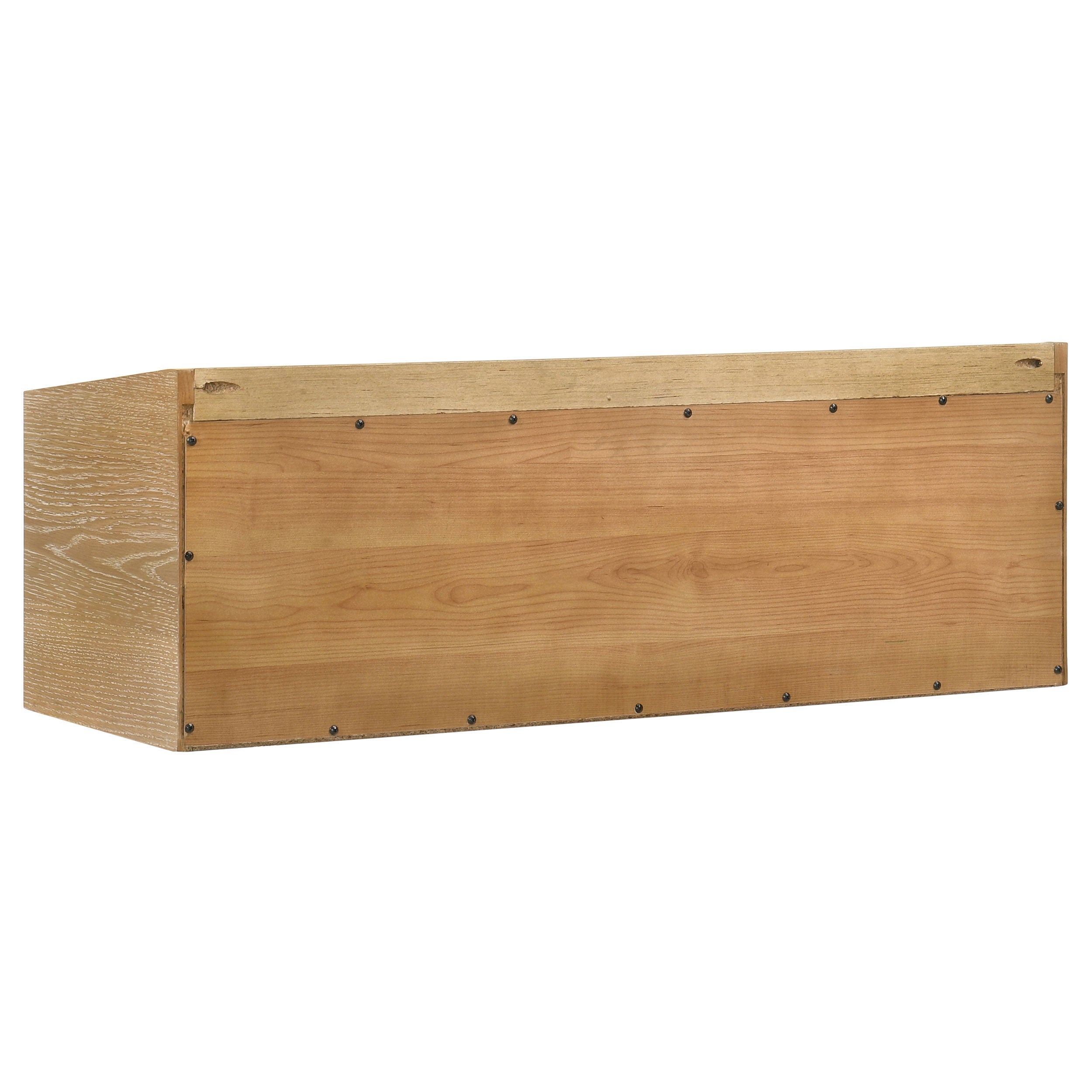Fabian Bookshelf Bridge with Cubbies Distressed Light Brown — view 8