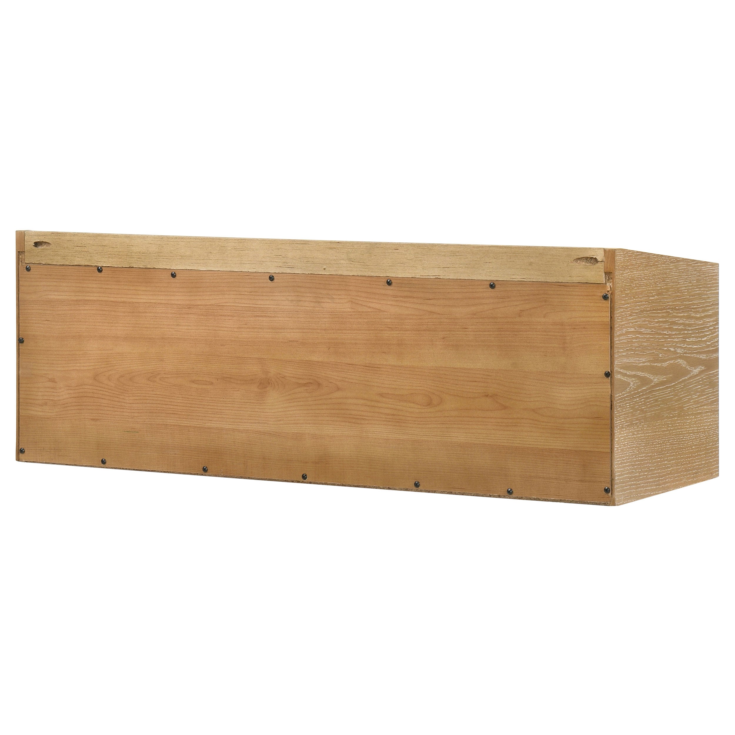 Fabian Bookshelf Bridge with Cubbies Distressed Light Brown — view 9