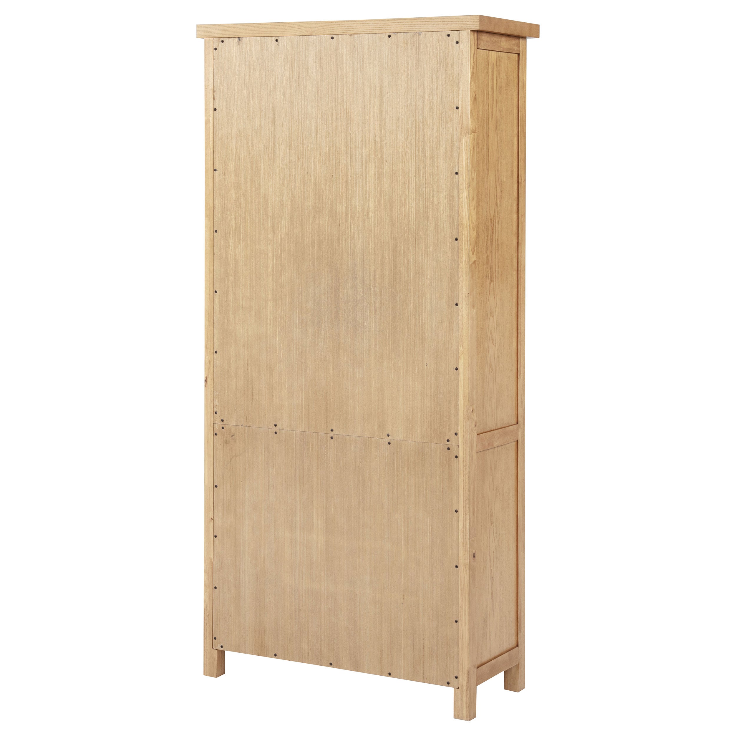 Vermes 72-inch 2-door Home Office Cabinet Bookcase Light Ash — view 10