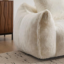 Giant Bean Bag Couch, Ultra Soft Fluffy Loveseat For Living Room