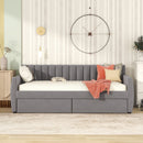 Upholstered Daybed With Slat Support