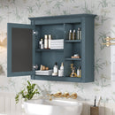 Modern Wall-Mounted Medicine Cabinet With Mirror, Adjustable Shelf