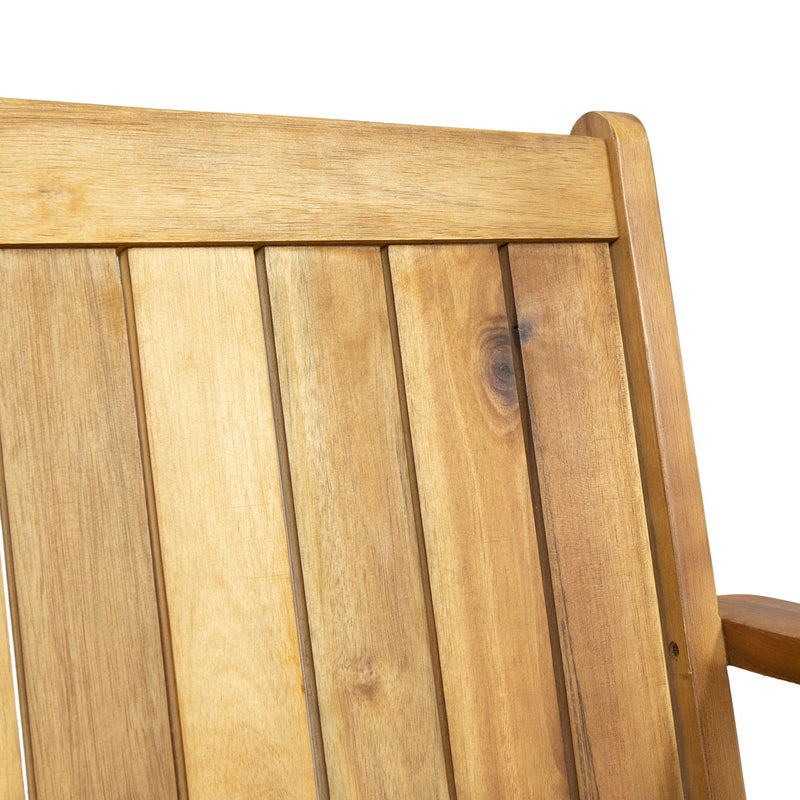 Tambora - Porch Swing Acacia Wood Slat Design