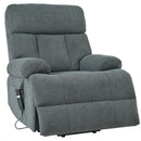 Oversized Power Lift Recliner Chai With Remote Control, Side Pocket, Spacious Seat