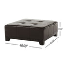 Darlington - Ottoman Coffee Table - Espresso Brown