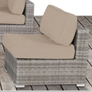 Outdoor Wicker Seating Group With Cushions