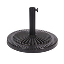 Resin Umbrella Base - Black Rock