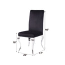Fabiola - Side Chair (Set of 2) - Fabric & Stainless Steel - Atlantic Fine Furniture Inc