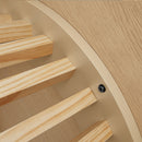 Modern Round Coffee Table With Grille Moldin