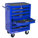 Rolling Metal Tool Chest With Drawers, Steel Storage Cabinet With Ball Bearing Slides