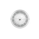 Noralie - 39" Wall Clock - Mirrored & Faux Diamonds