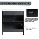 Modern Freestanding Bathroom Vanity With Resin Sink & Soft Close Cabinet Doors