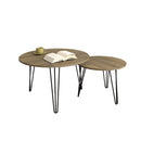 Round Nesting Coffee Table For Living Room (Set of 2)